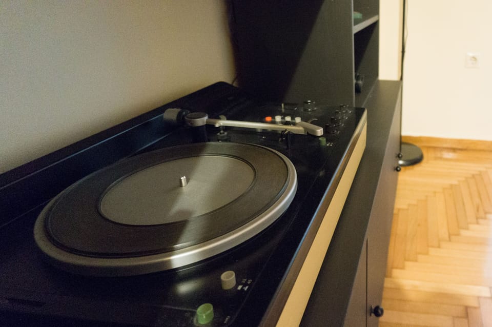 Vintage record player