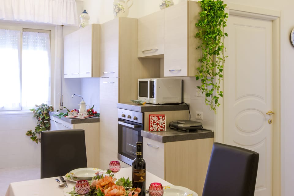 Living room with kitchen