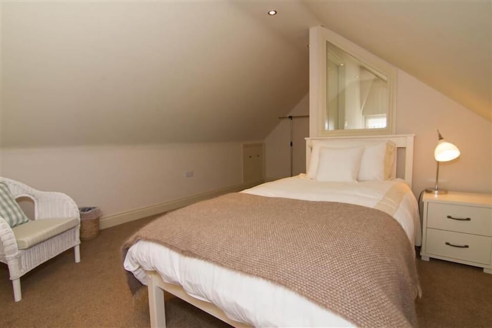 Second floor: Bedroom three with full size single bed