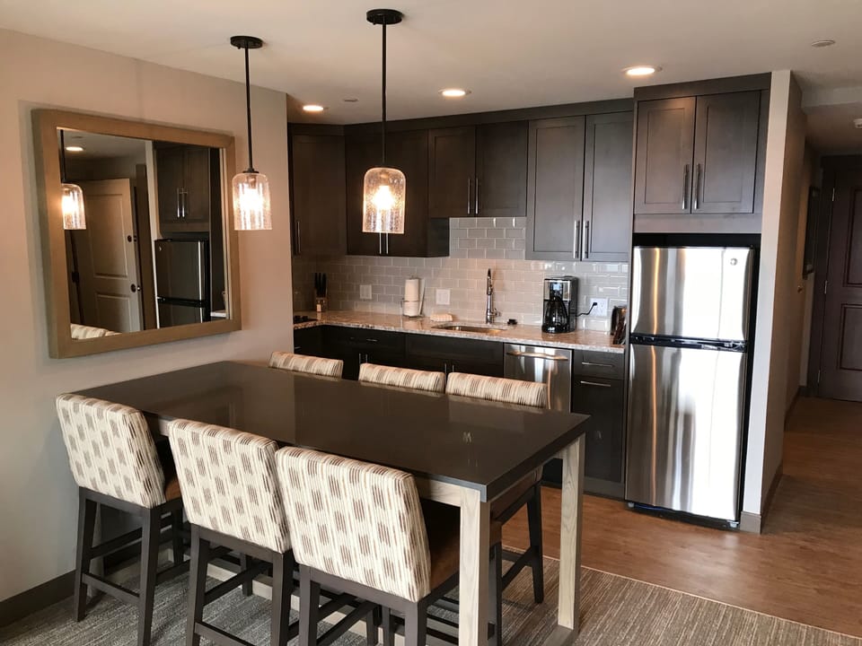 Larger Kitchen and eating area