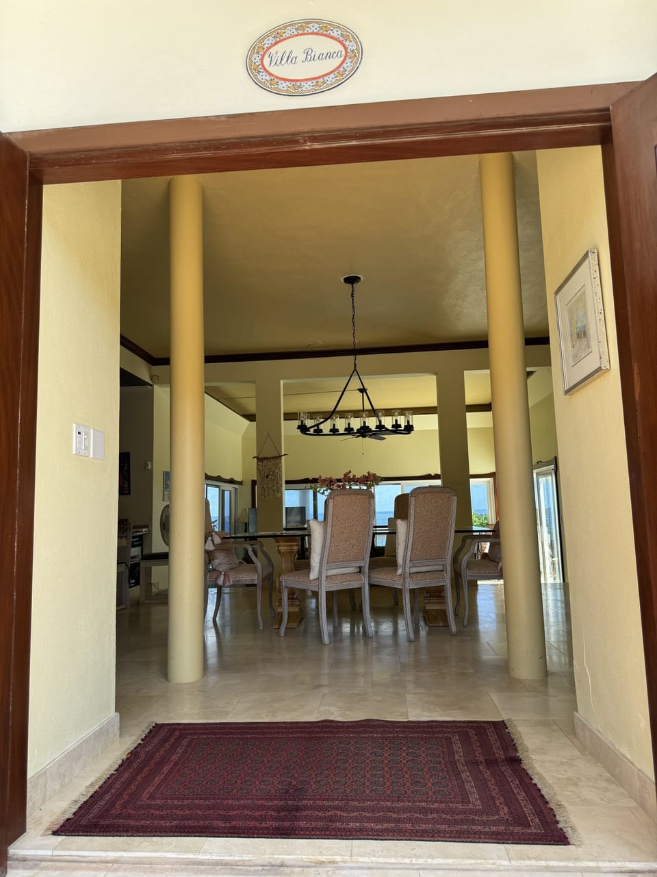 Inside front entrance