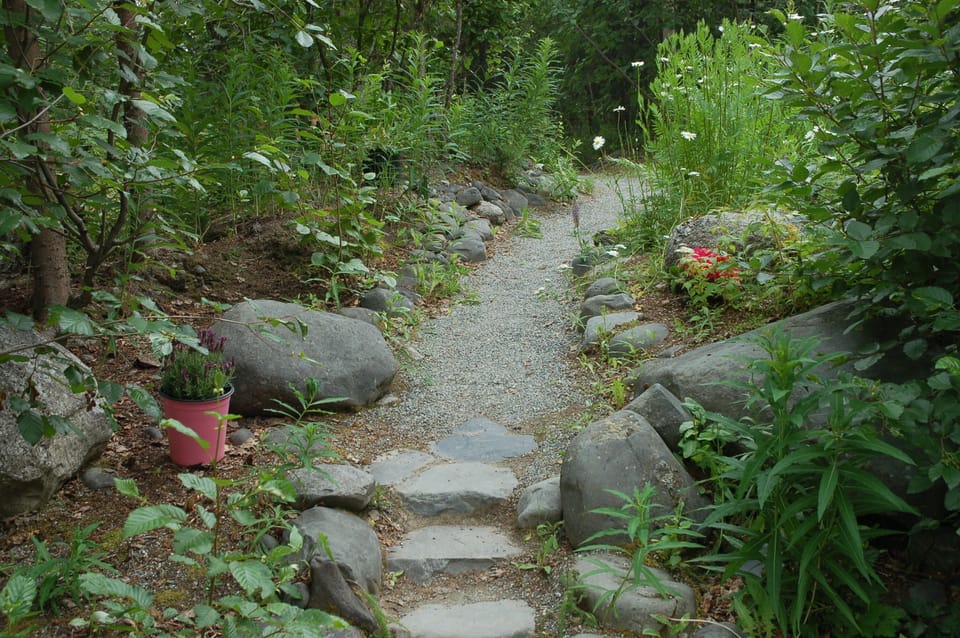 Small Rock and Flower Garden