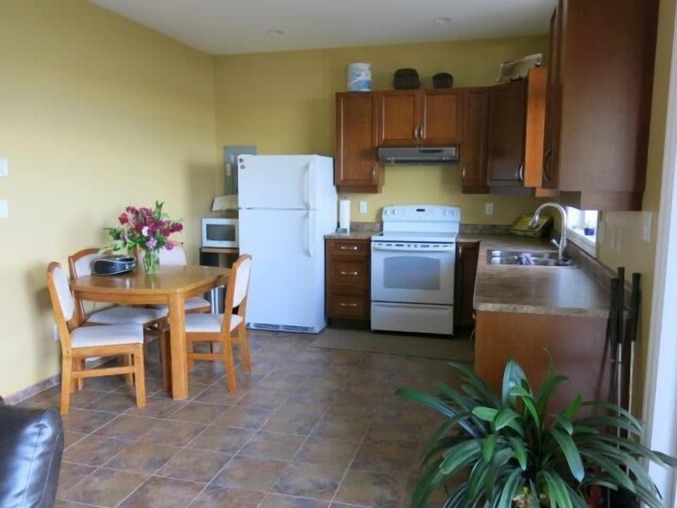 Fully equipped kitchen including dishwasher