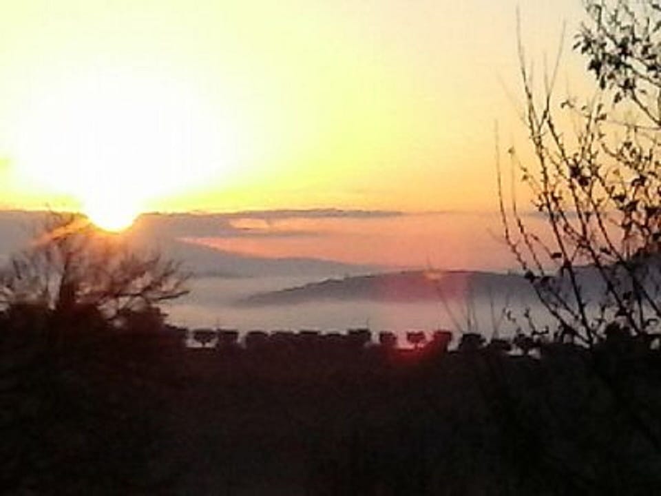 Villa La Rogaia - sunset in autumn