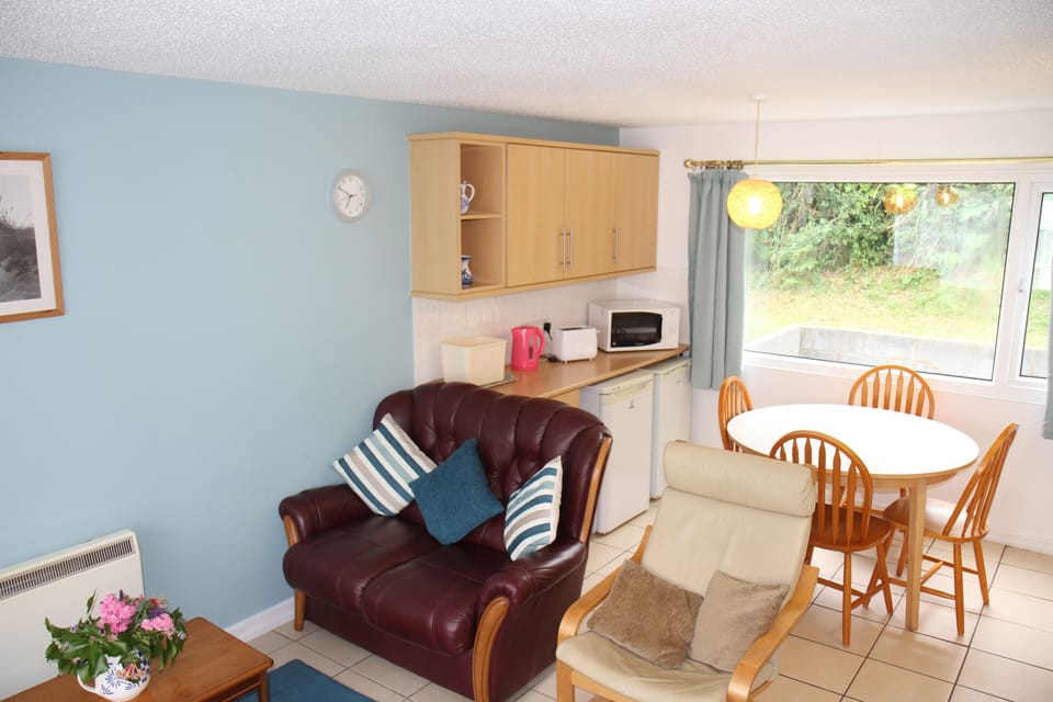 view of dining area from the lounge