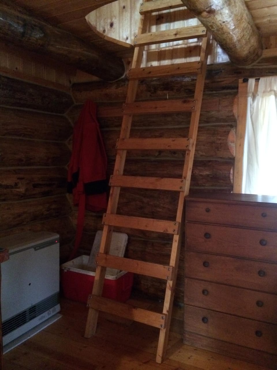 This is the only access to the loft.