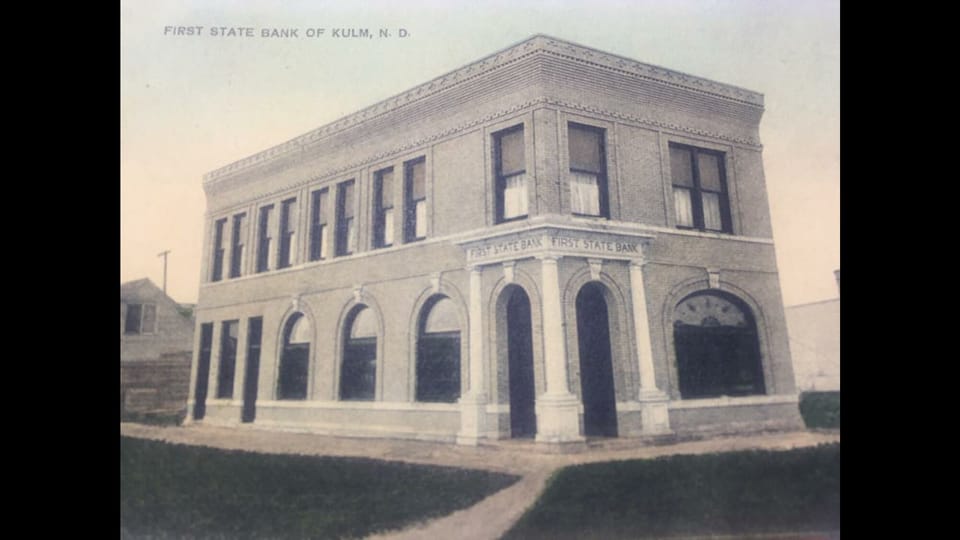 Built in 1906 to be a bank it has also been a post office and a medical clinic.