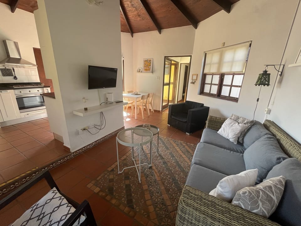 Living room with view to the entrance