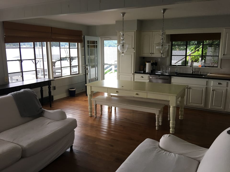 Main House Open Floor Plan, Living Room and Kitchen!