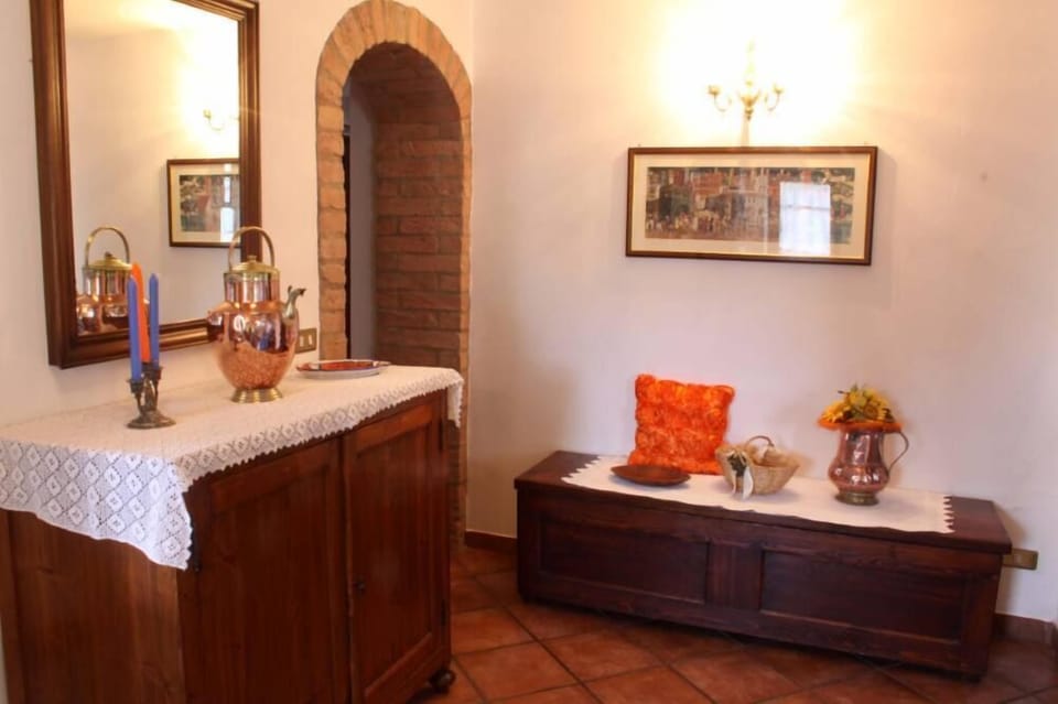 A detail of the living area