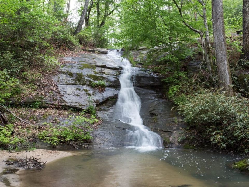 Water Fall on the Way to The Lake