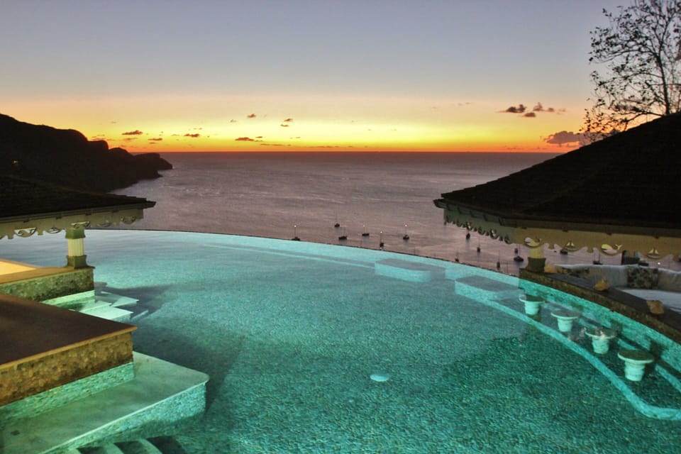 One of my favourite views. Sunset over the Infinity Pool. Simply breathtaking