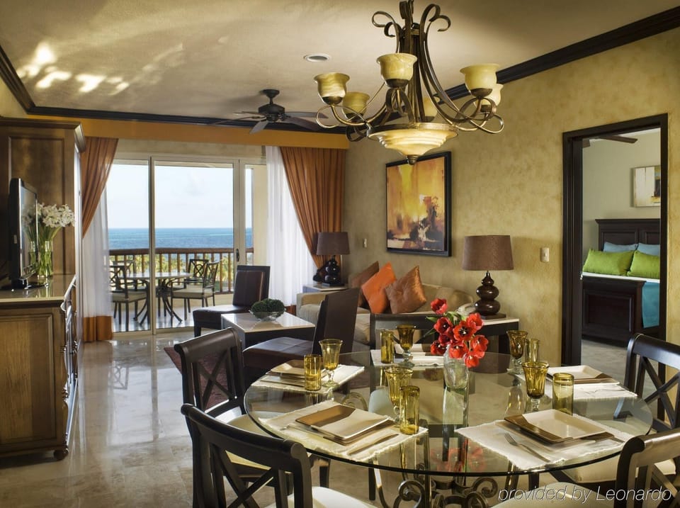 Living room and balcony. Look at that view!