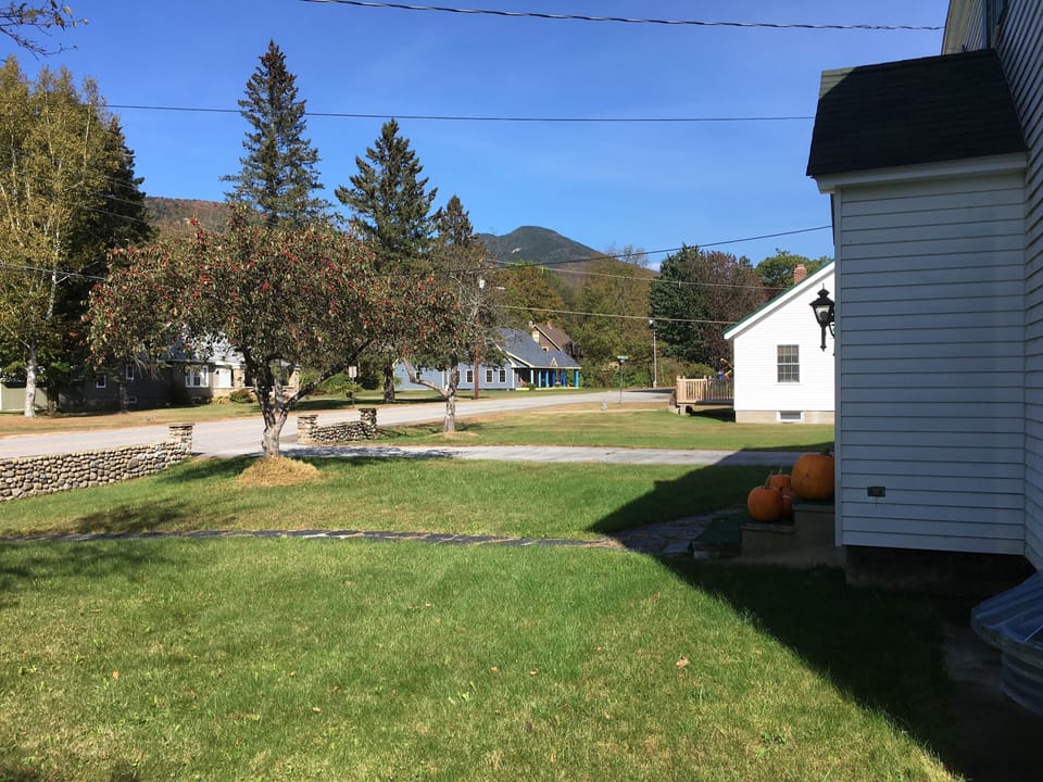 Mountain view from house front yard