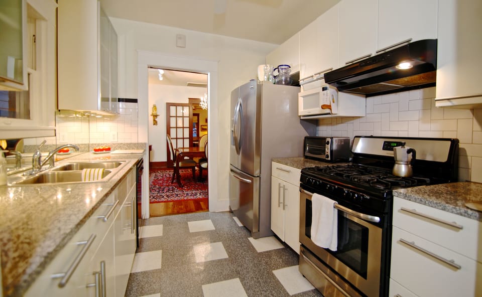 Kitchen with View to Dining Room