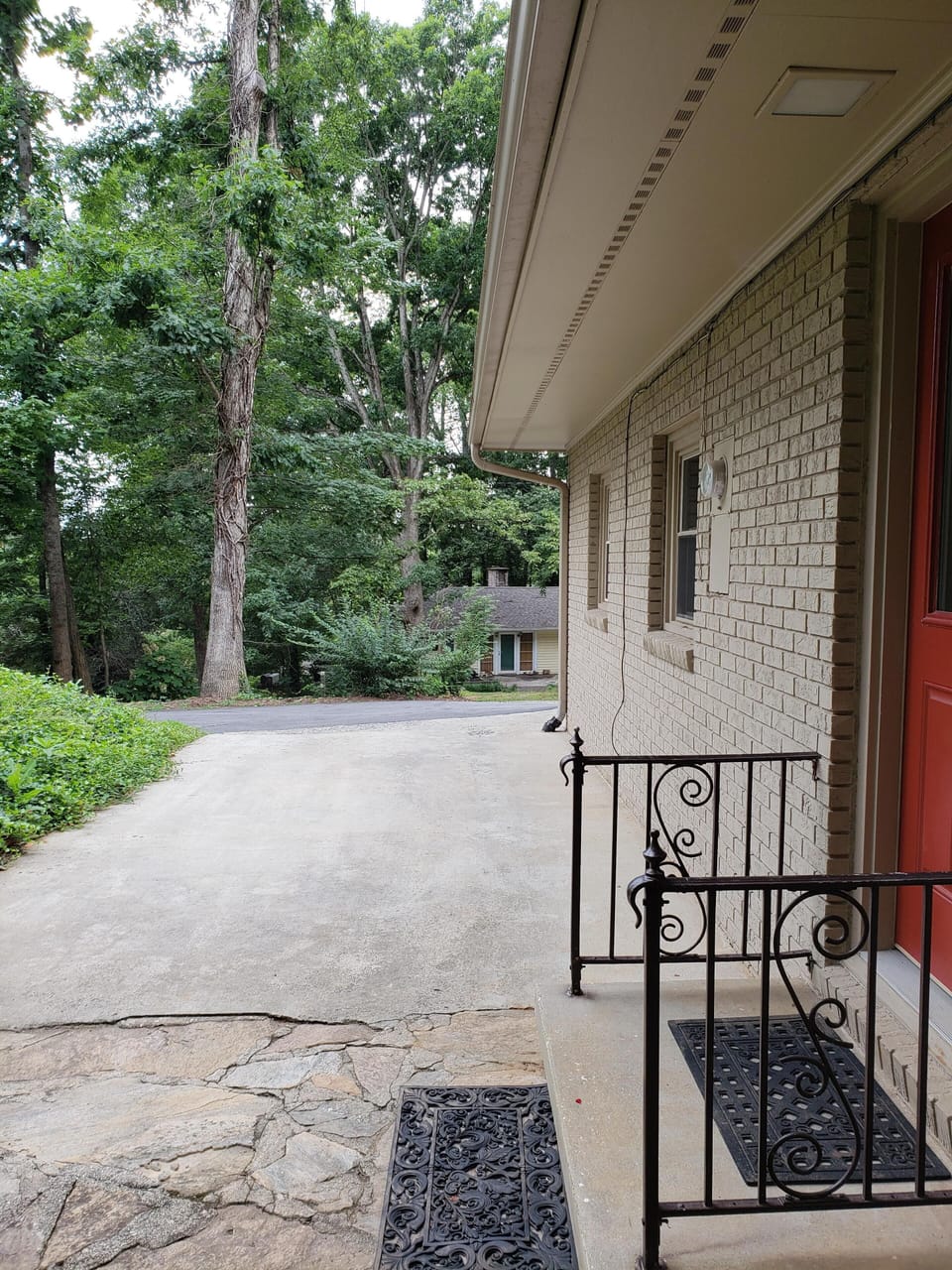 parking at side entrance