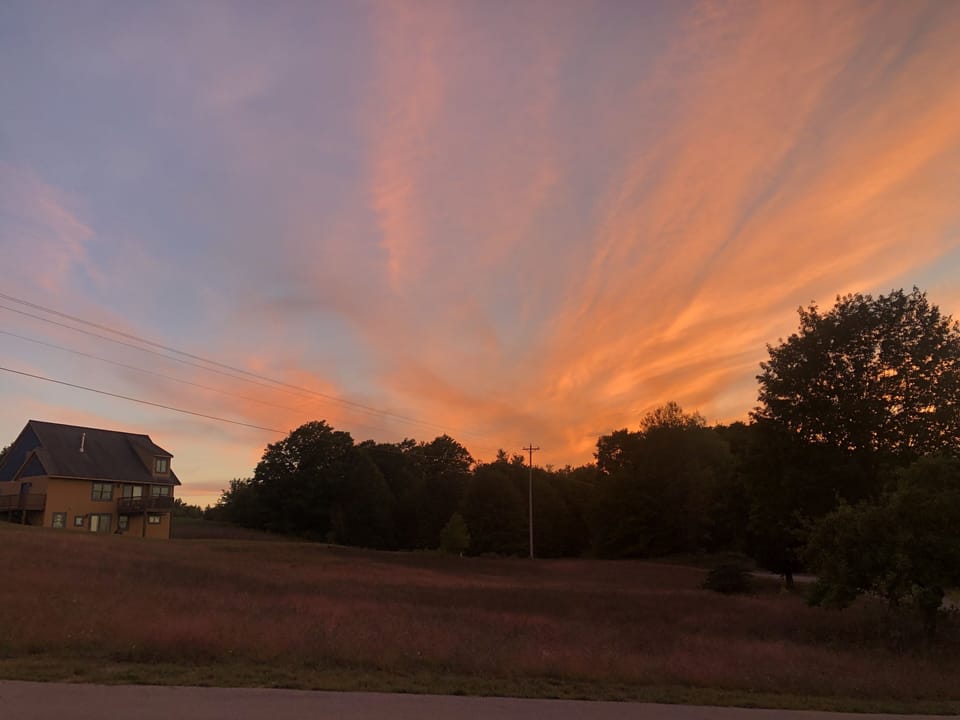 Beautiful Sunsets in in a tranquil country settnig