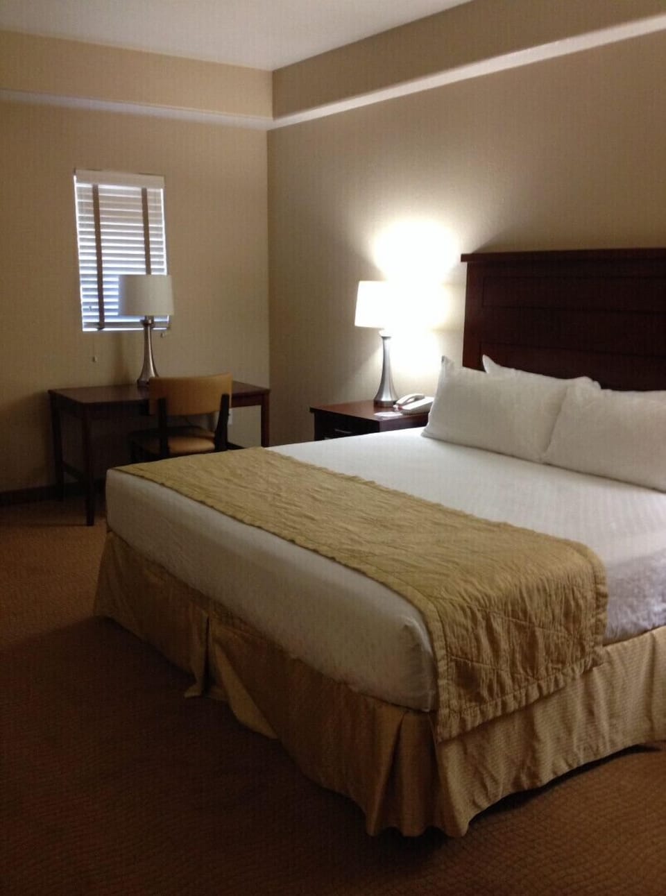 Spacious  2nd BR deluxe suite with king bed, premium mattress, andlarge desk