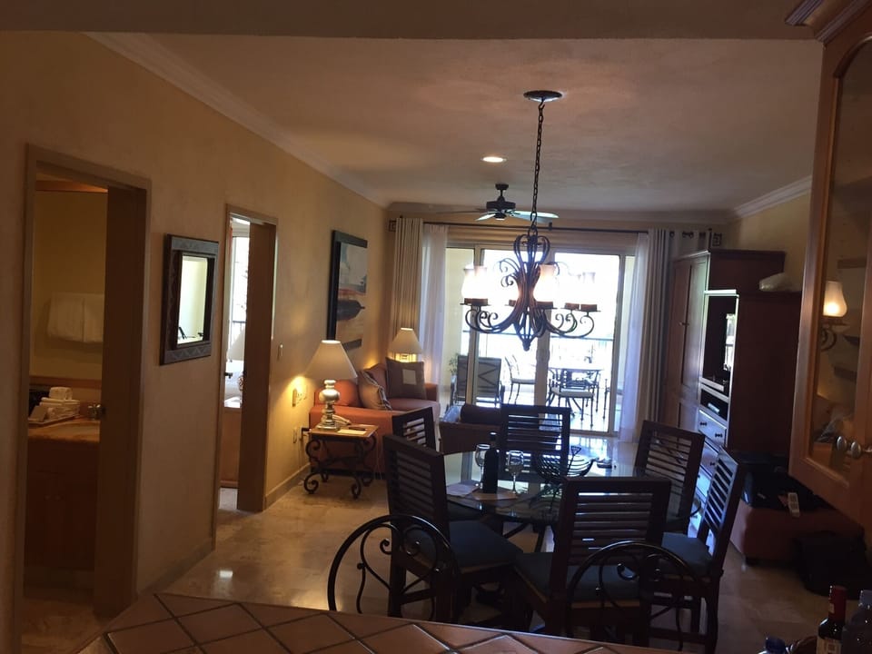 Living Room with Queen Murphy Bed