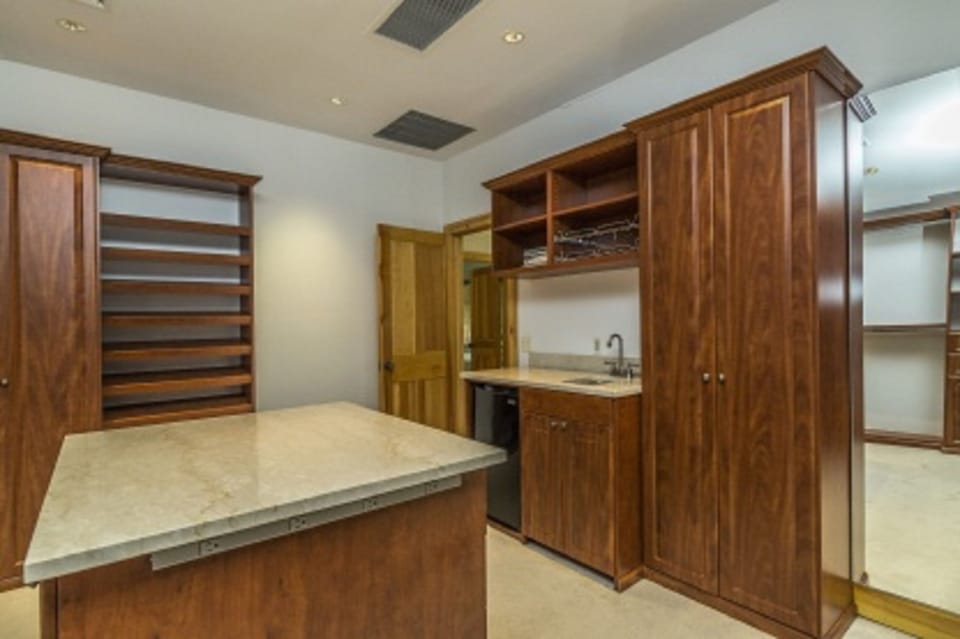 Master walk in closet (with wet bar)!