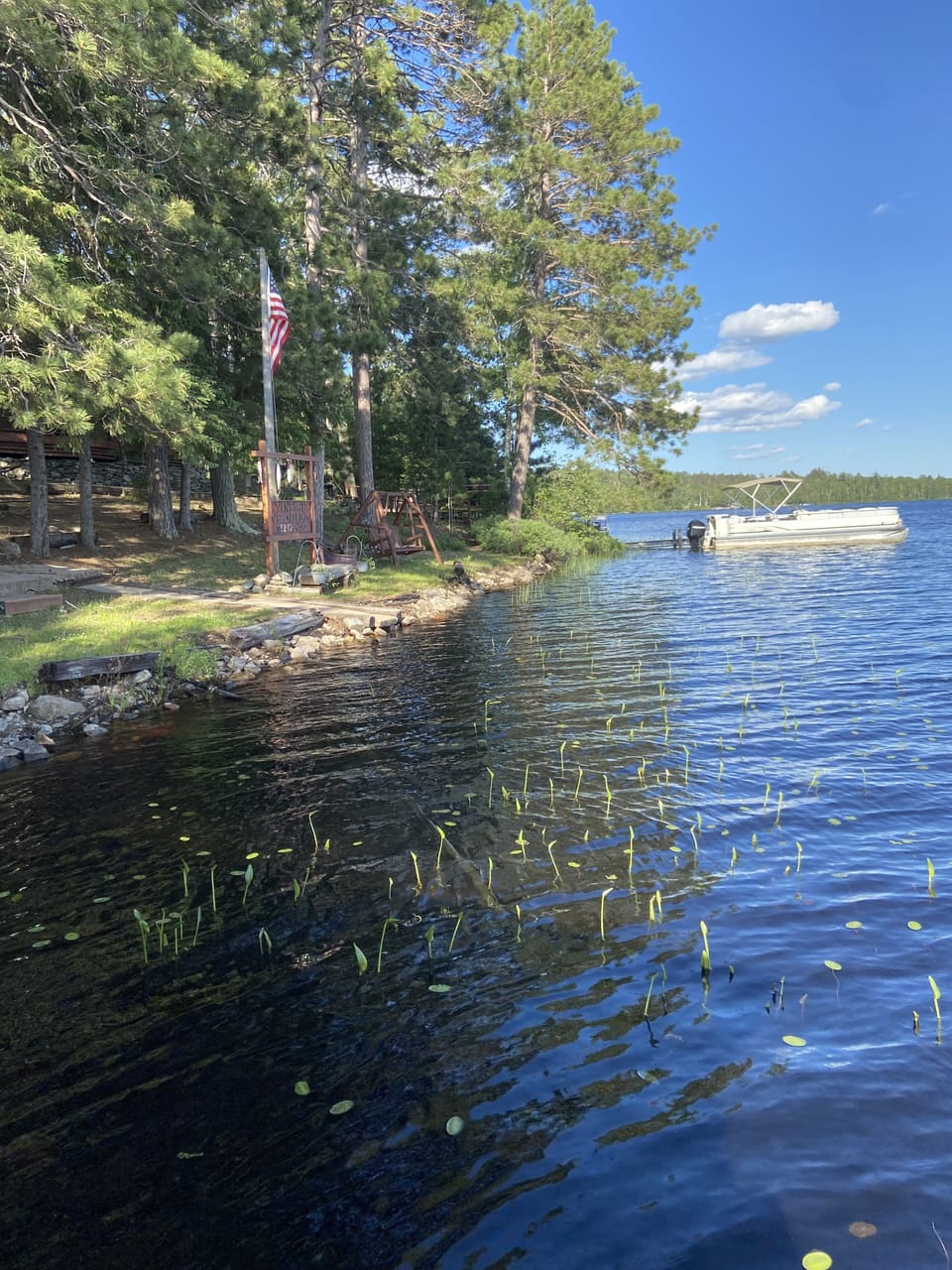 Lake front from the boathouse