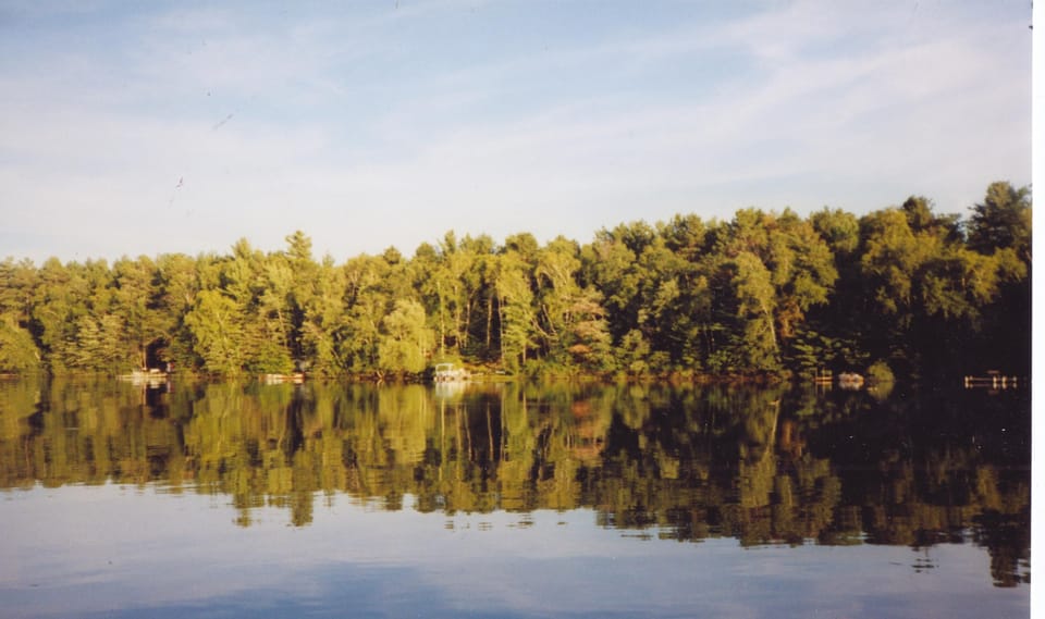 Tranquility at it's best as you gaze at this crystal clear fresh water lake.