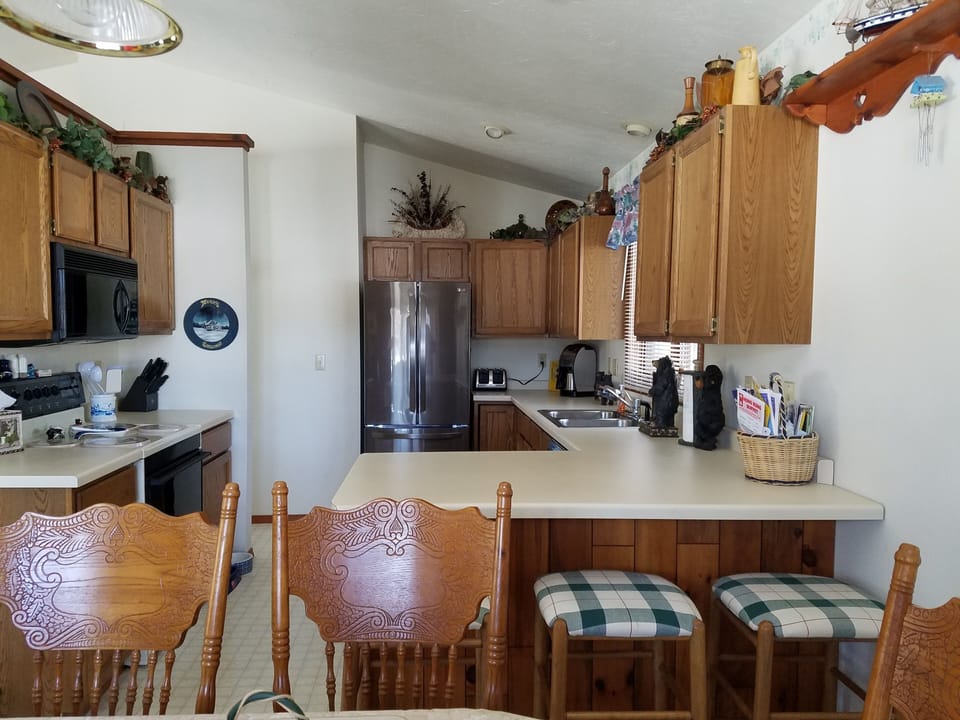 Well equipped kitchen has everything you will need for your tasty meals. 