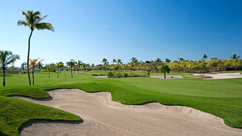 Beautiful golf course view.