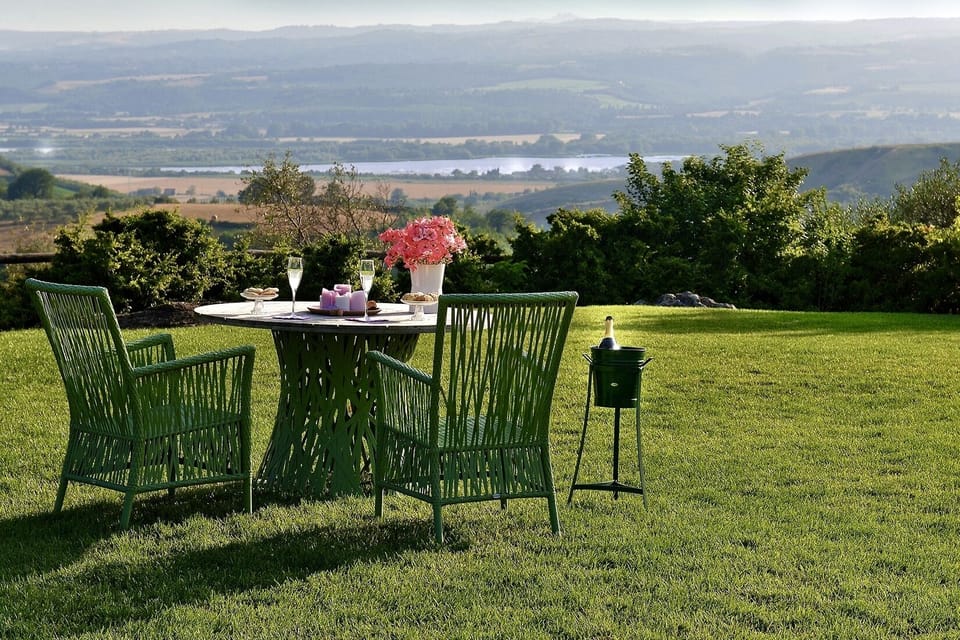 beautiful view from the villa.