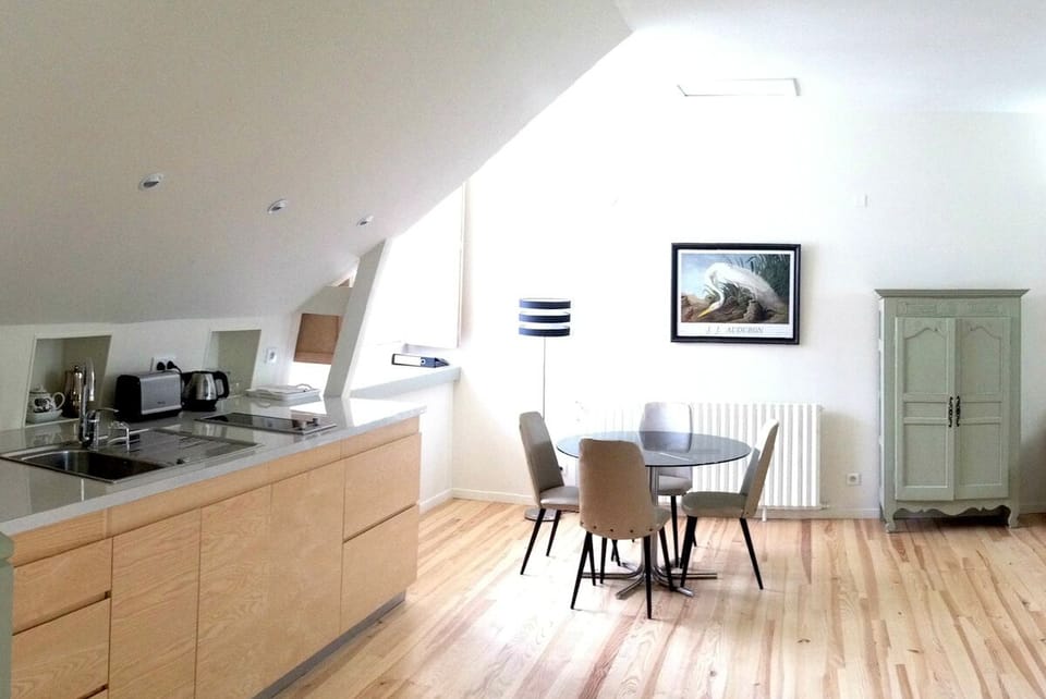 Kitchen and dining area