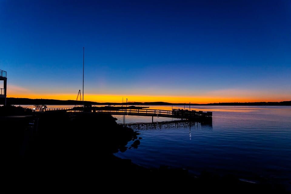 Lake Charlevoix at sunset....Breathe taking!
