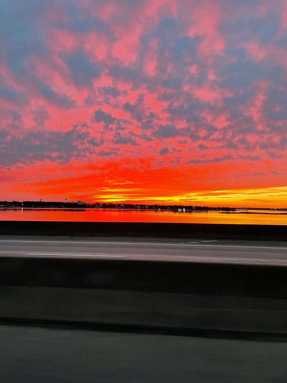 Beautiful example of one of our sunsets over the Biloxi Back Bay!