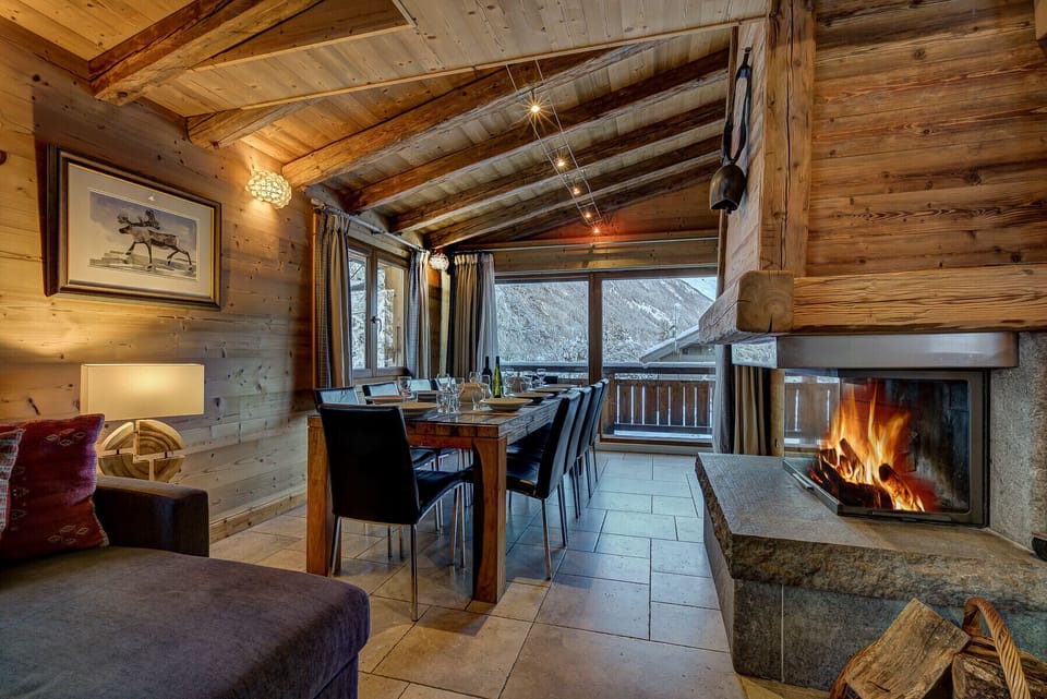 Open plan living area