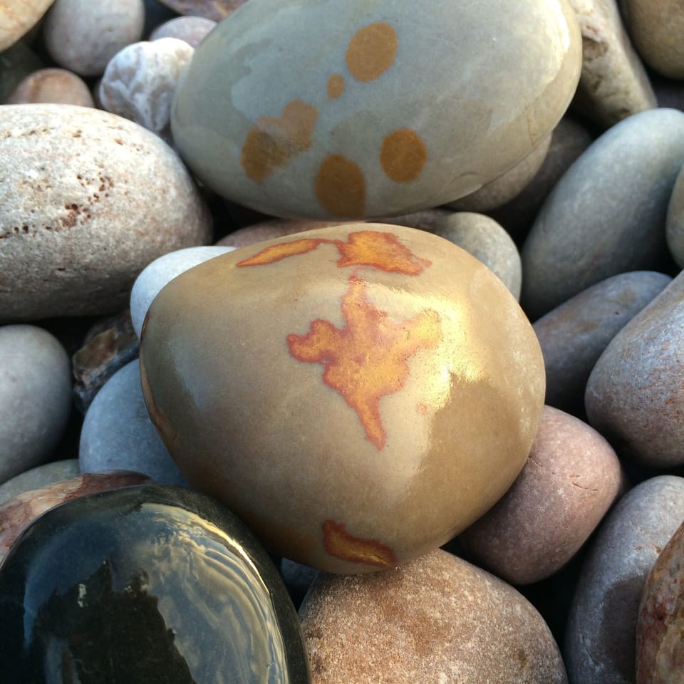 Stones on the beach