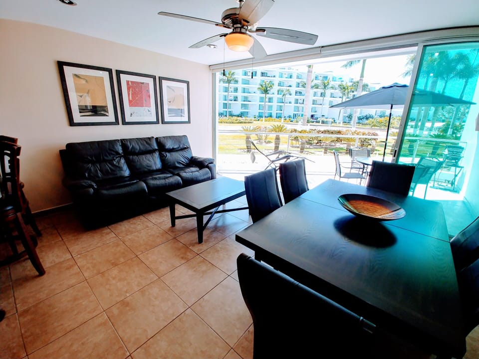 Living  and dining area