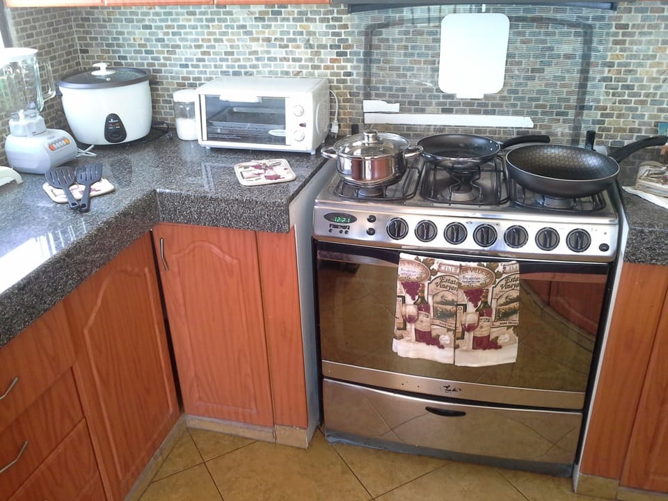 Pots and pants pictured are included