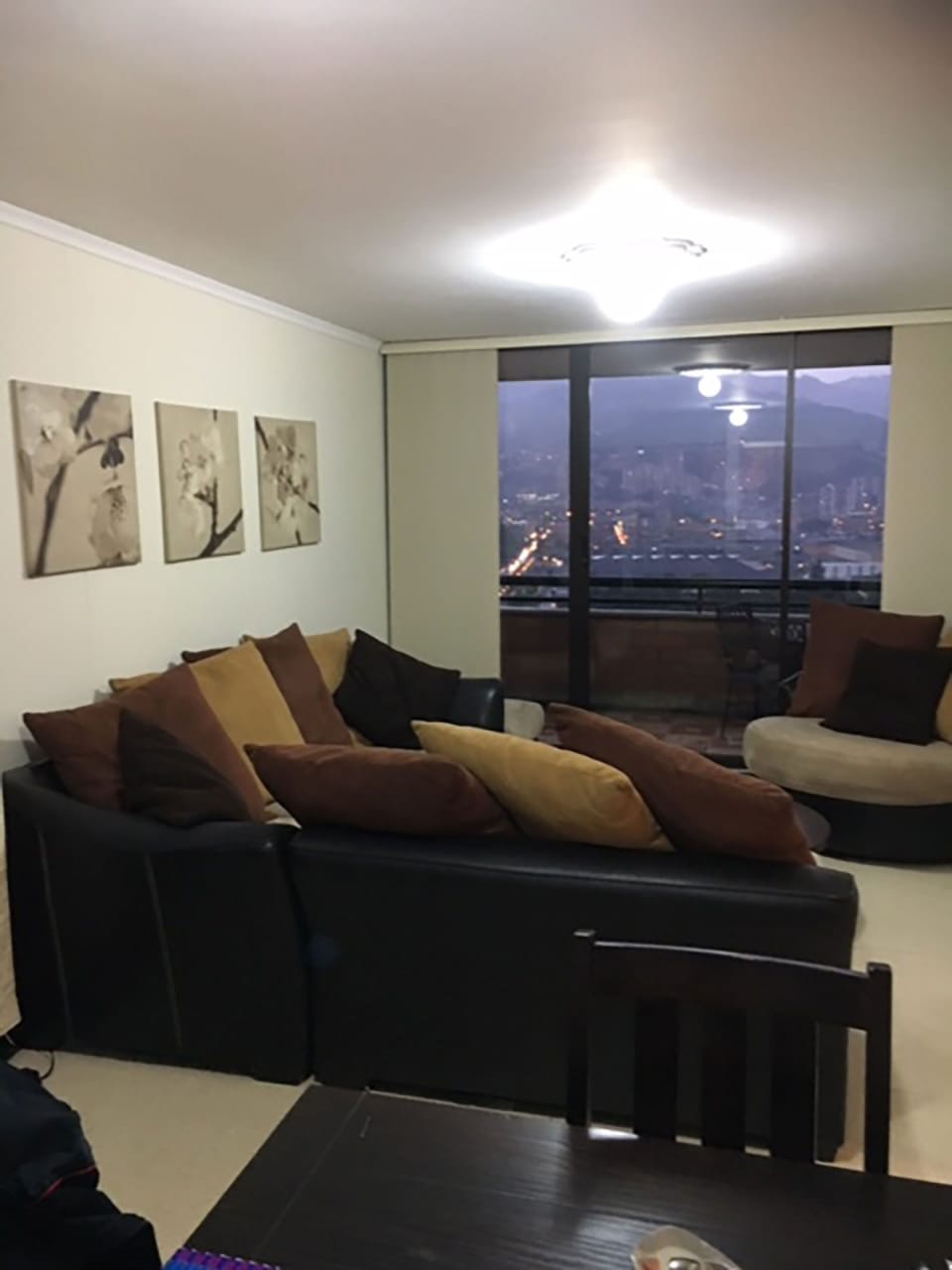 Living room and Balcony