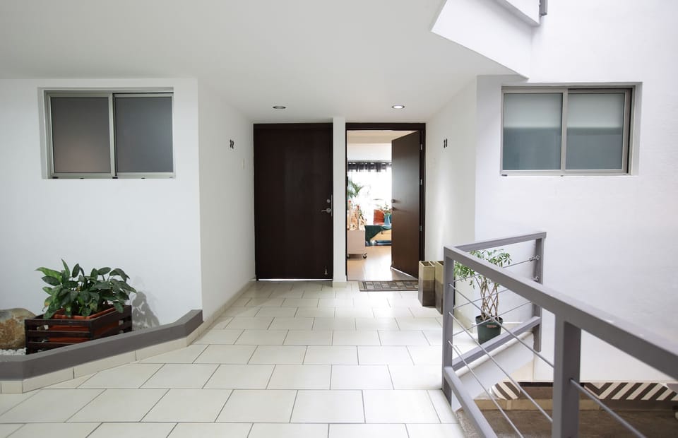 Front door of apartment