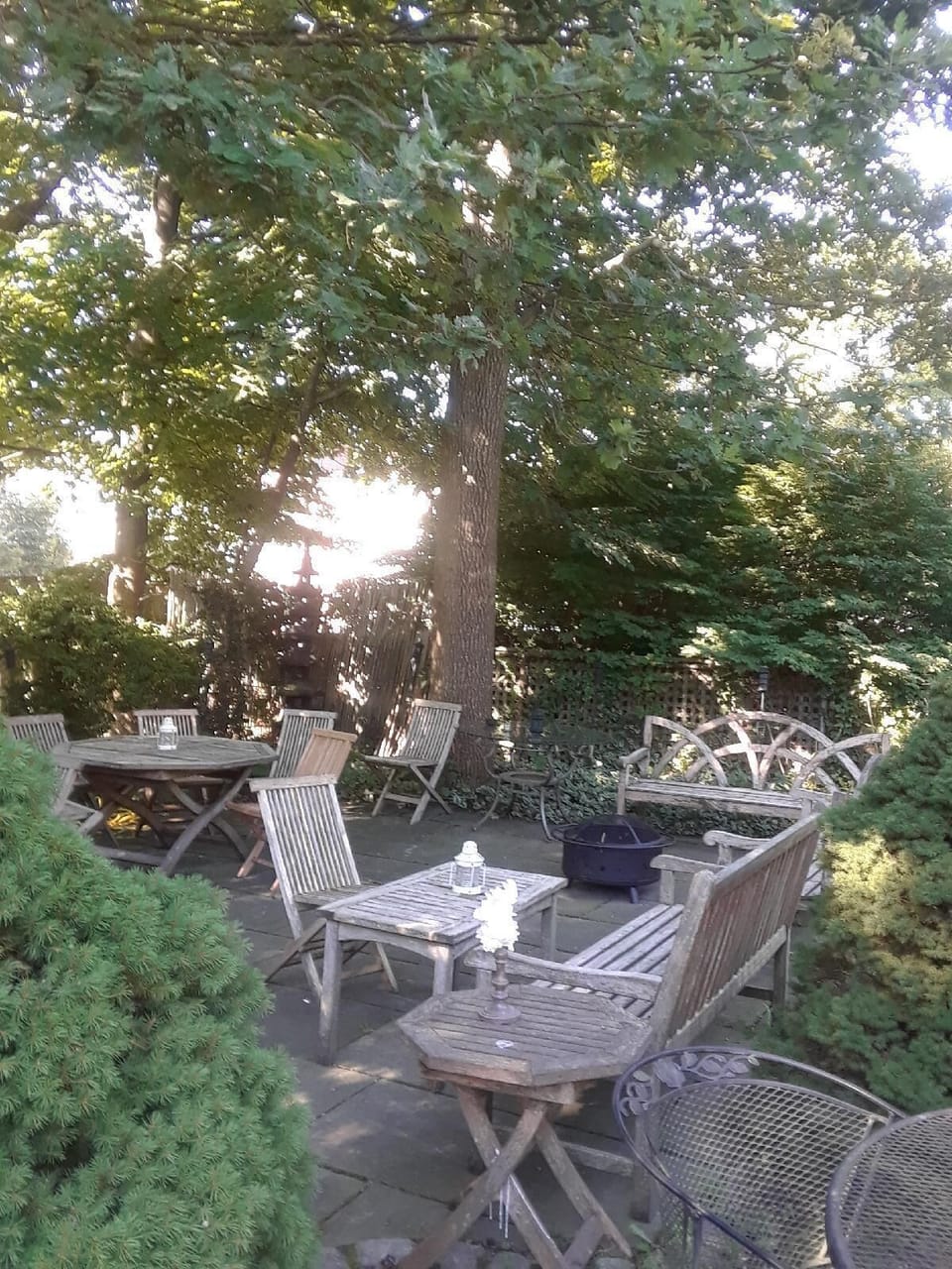 Backyard patio