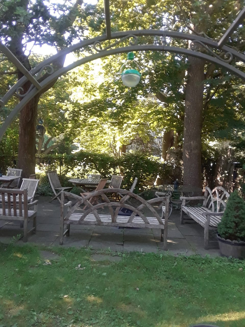 Backyard patio