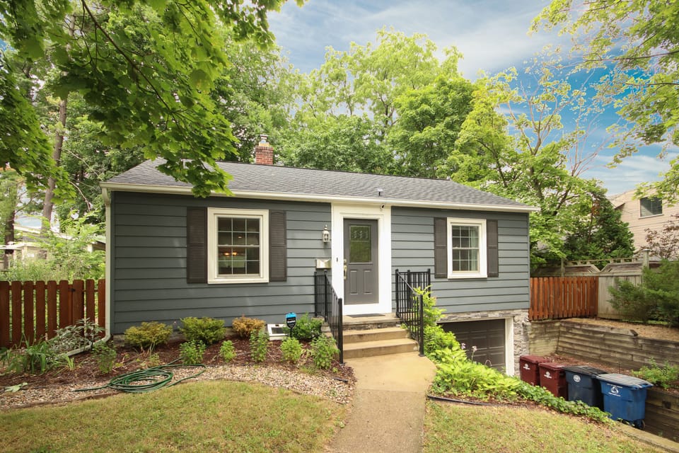 Front view of home from Jackson Avenue
