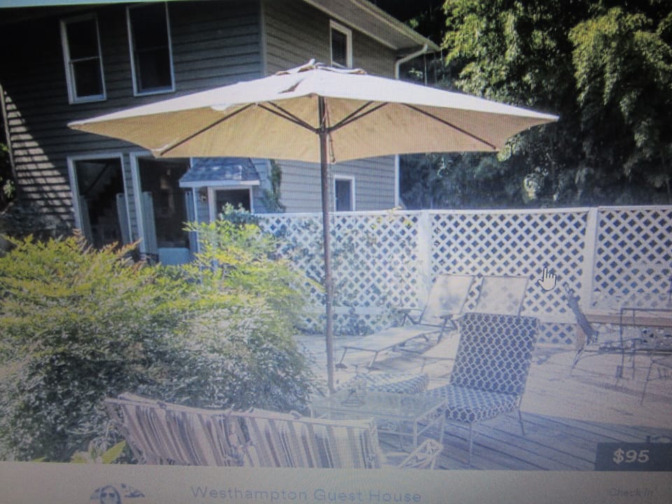 View of Guest House from Main House Deck