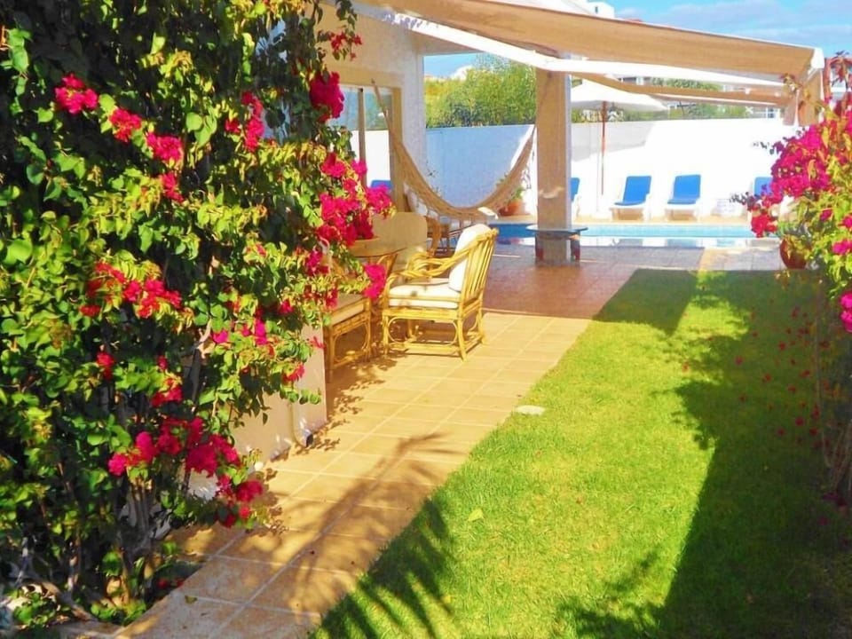 Patio with awnings