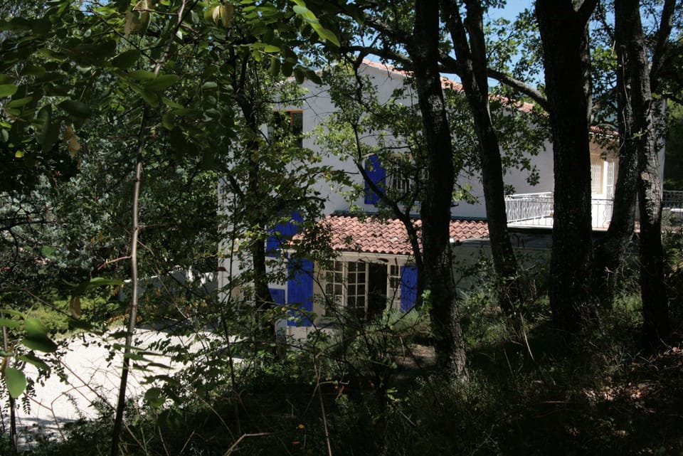 House view from cliff side