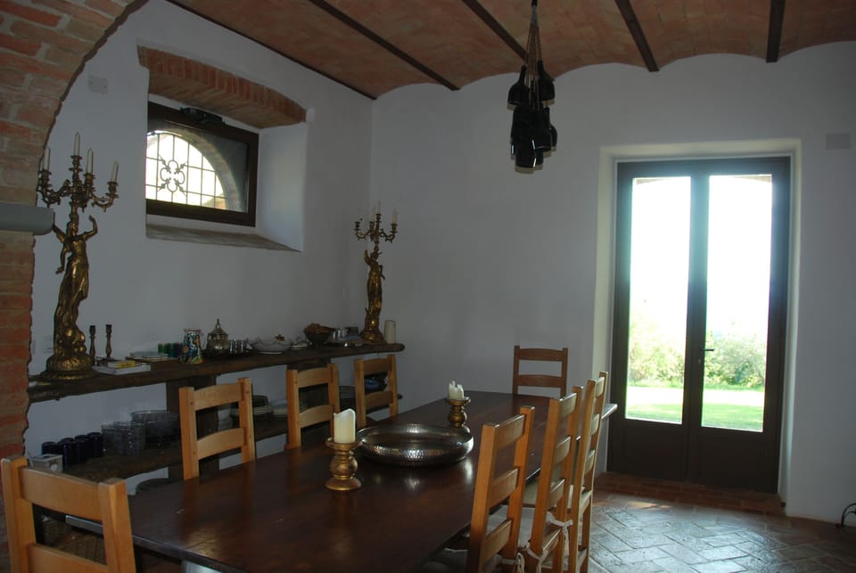 Indoor dining area