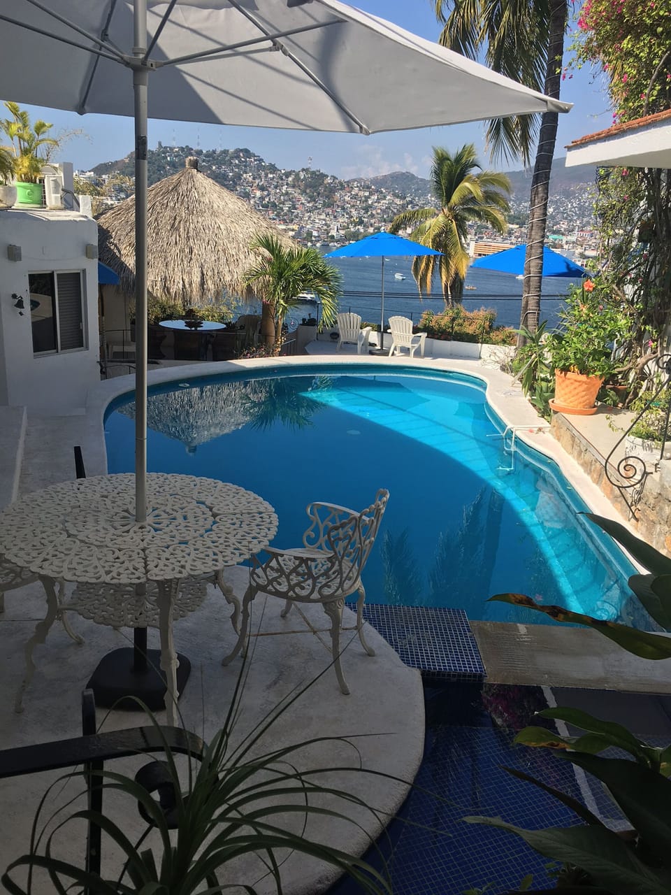View of Pool, Palapa and Main Terrace