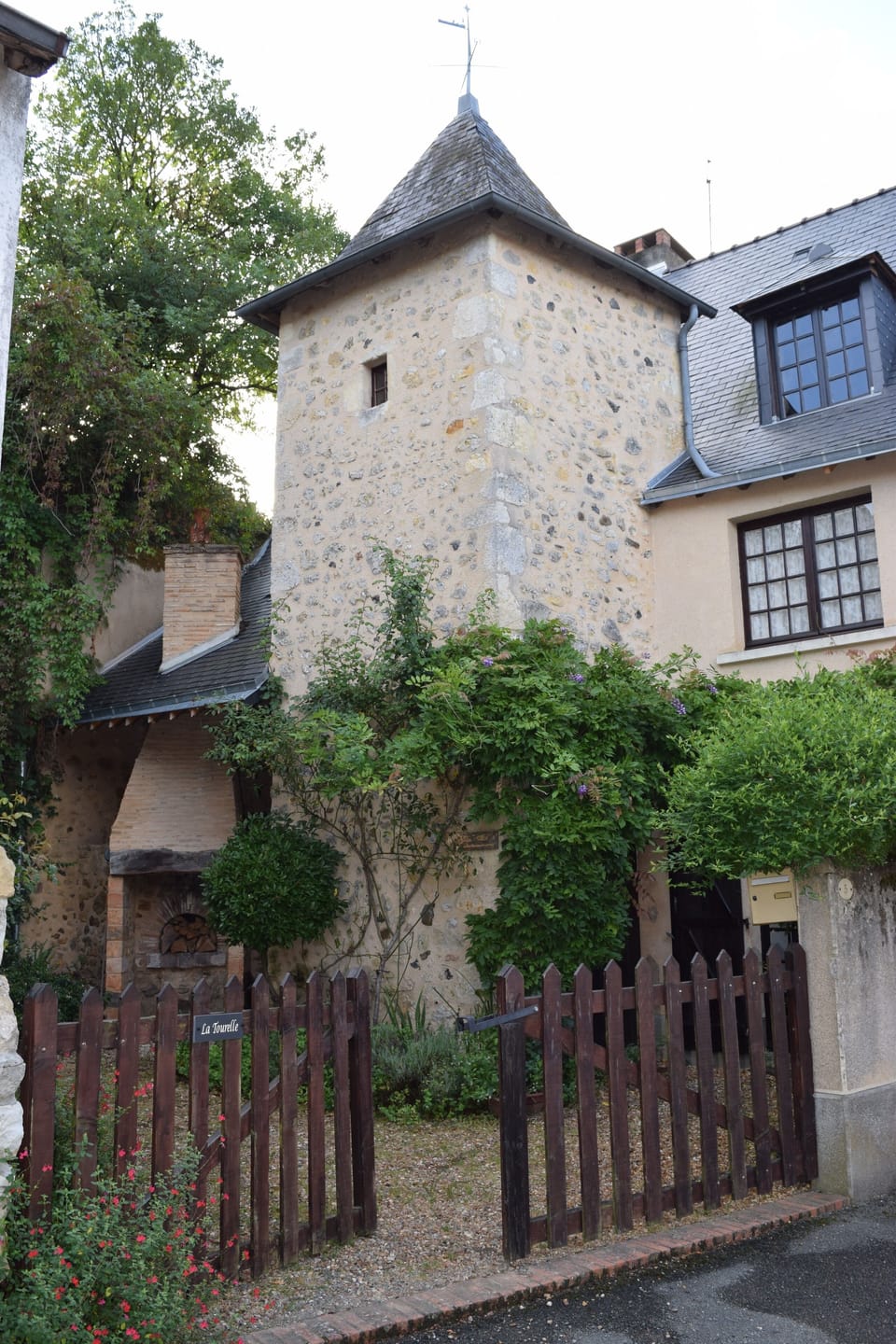 Stone Tower, Bread Oven Through The Gate