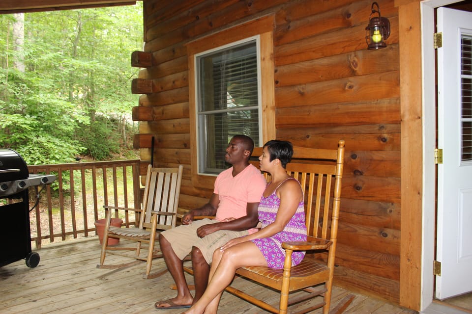 Porch with rockers