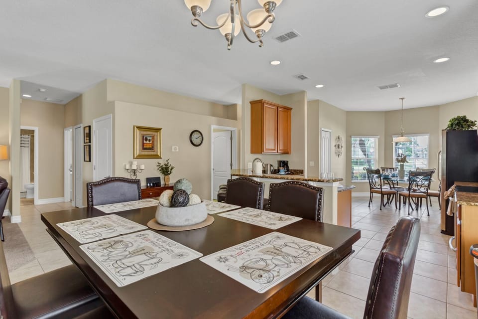 Plenty of seats to host the entire family.