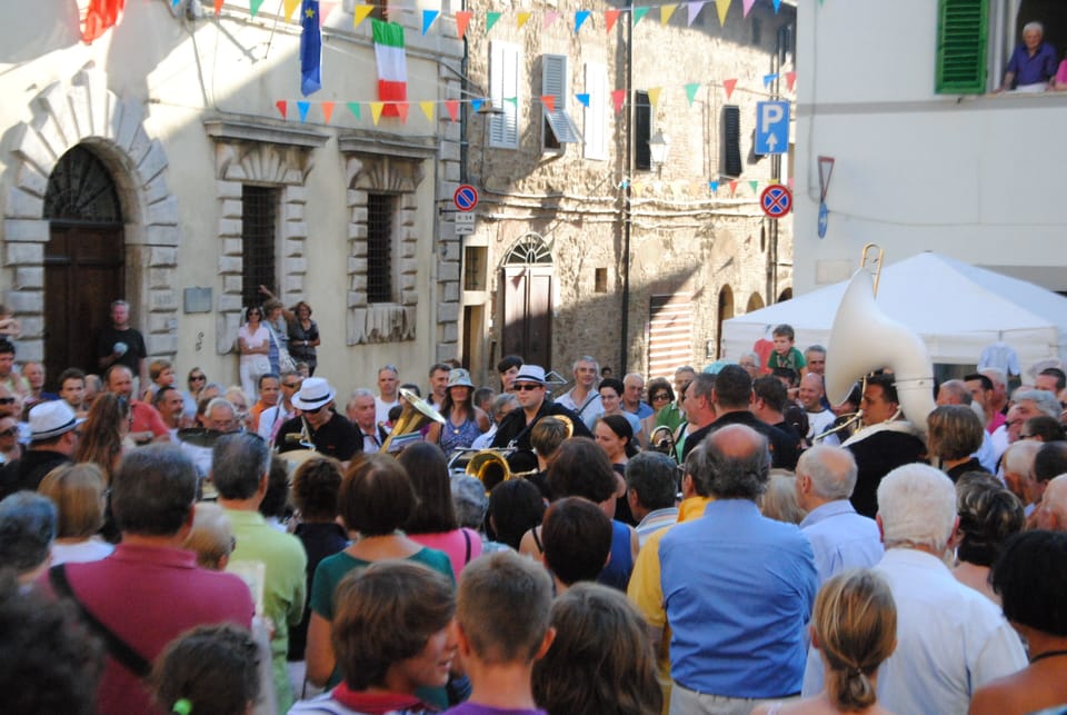 The village is celebrating midsummer day in style